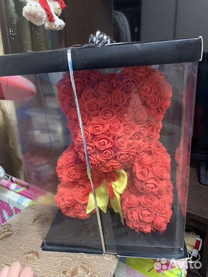 Мишка из роз