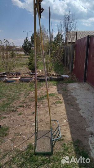 Детские качели уличные бу