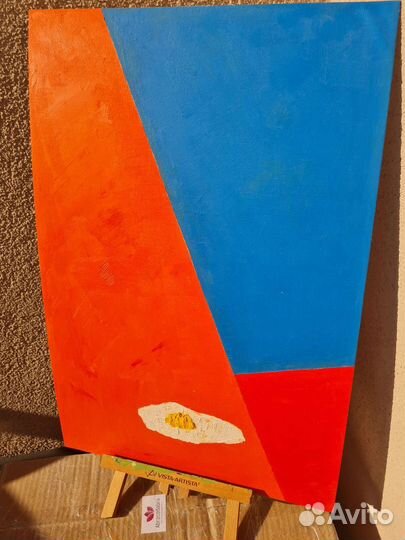 Интерьерная картина маслом текстурная