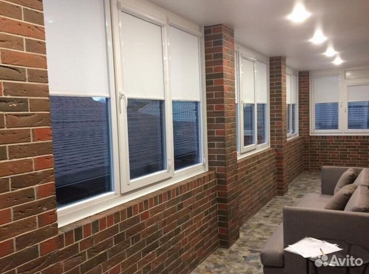 Рулонные кассетные шторы блекаут F3159-S9849