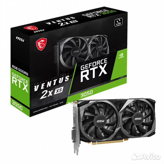 Видеокарта MSI RTX 3050 Ventus 2x