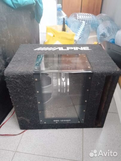 Сабвуфер alpine с 4х канальным усилителем Supra