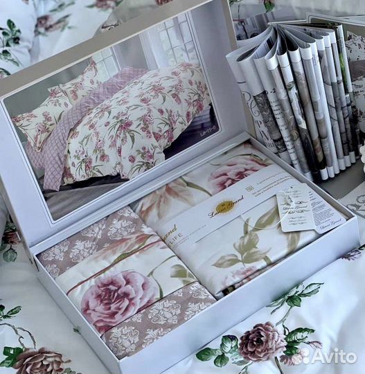 Постельное белье 2.0(евро)в подарочной коробке