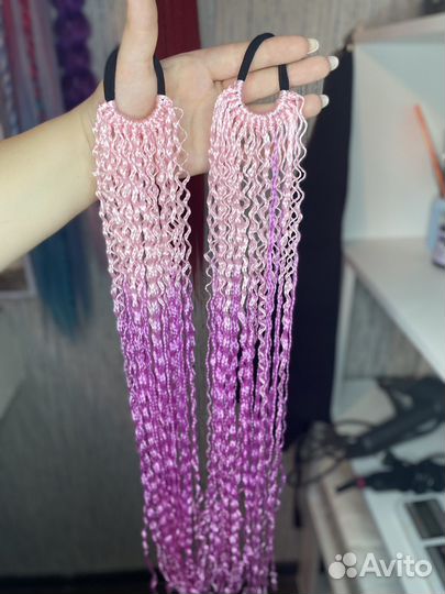 Афрохвост на резинке