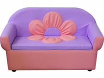 Мягкий каркасный диван для детей Цветок