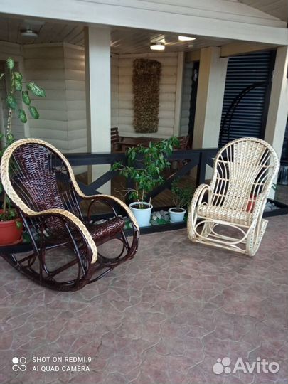 Кресло качалка садовое