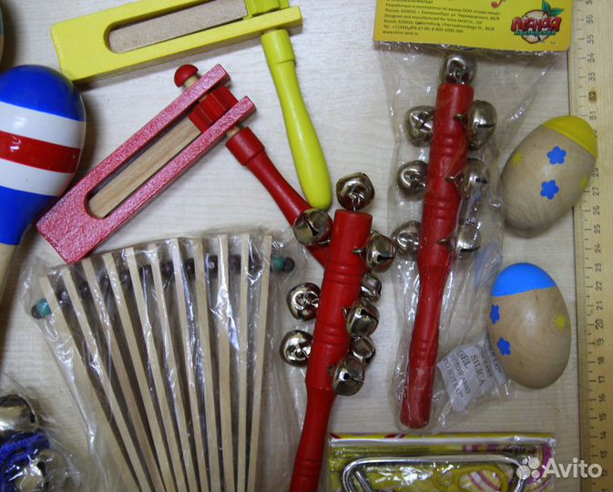 Набор шумовых музыкальных инструментов для детей