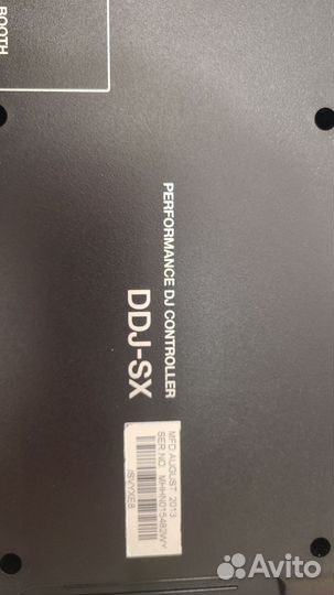 Dj контроллер pioneer ddj sx
