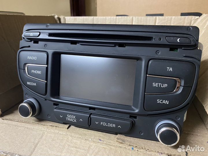 Штатная магнитола на Kia ceed 2 (jd) рестайлинг