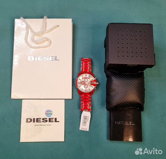 Часы Оригинальные мужские Diesel DZ4638 красный