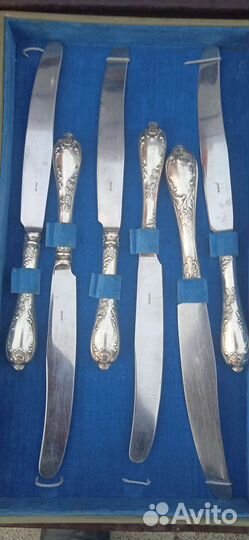 Набор столовых приборов мельхиор СССР