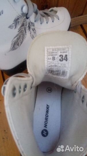 Коньки фигурные р.34 для девочек