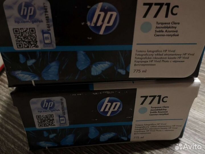 Картриджи hp 771c B6Y12A