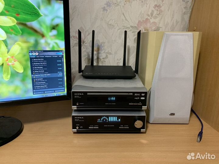 Supra SMK-44X micro DVD System 60 Ватт