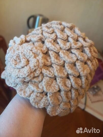 Шапка женская вязаная