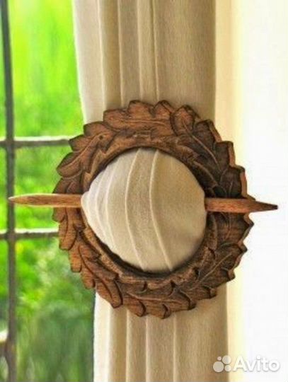 Подхваты для штор (дерево)