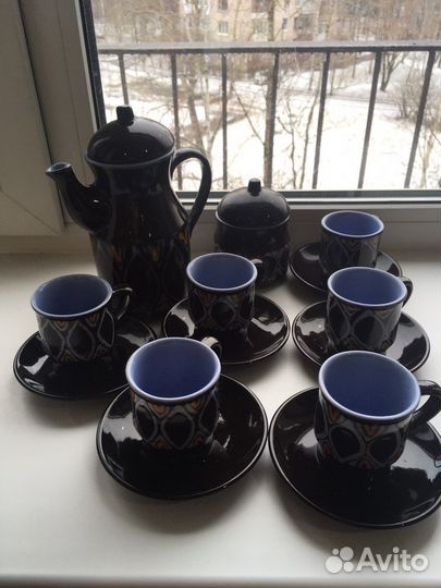Сервиз кофейный Латвия винтаж