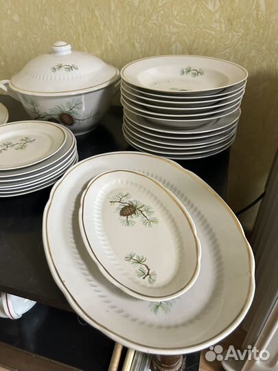 Сервиз столовый керамика