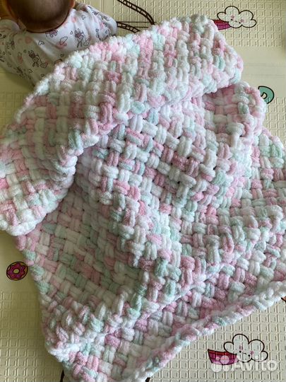 Плюшевый детский плед