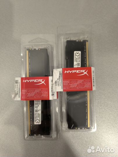 Оперативная память HyperX fury Black 2400 Мгц