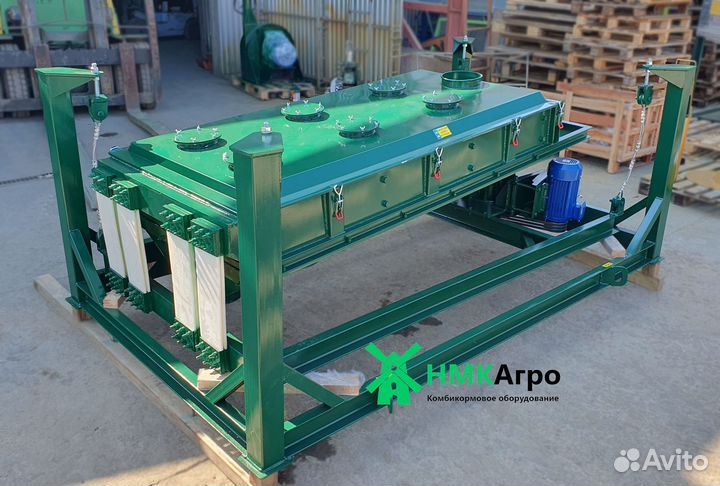 Роторный стол просеиватель гранул