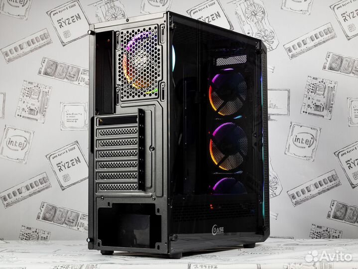 Корпуса PowerCase Mistral X4 Mesh LED Black