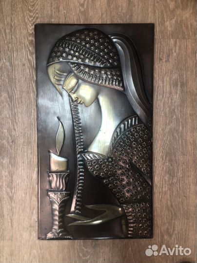 Картина чеканка. Большая