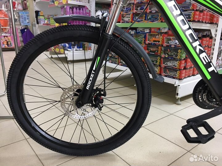 Велосипед горный 24д rocket размер рамы 14