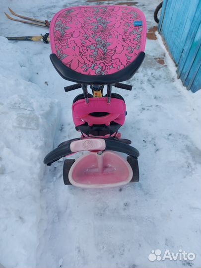 Велосипед коляска с ручкой бу