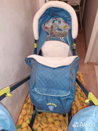 Санки коляска nika