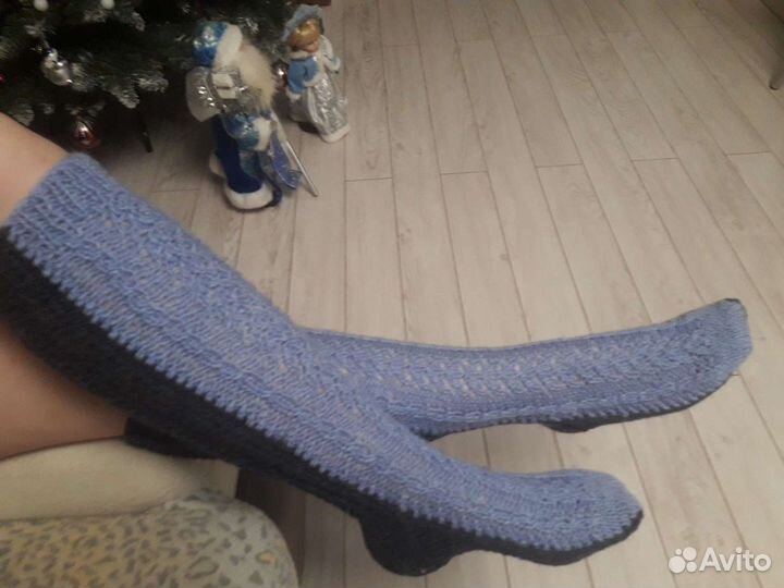 Вязаные гольфы