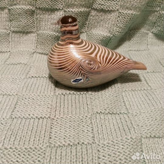 Редкая Стеклянная дизайнерская птица Oiva Toikka