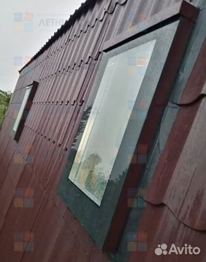 Мансардное окно из профиля Rehau 550x700 мм (шхв)