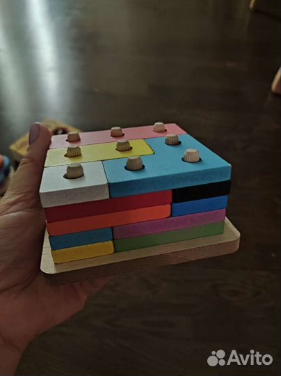 Деревянные развивающие игрушки