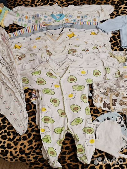 Люлька-переноска + 37 вещей пакетом 56-62