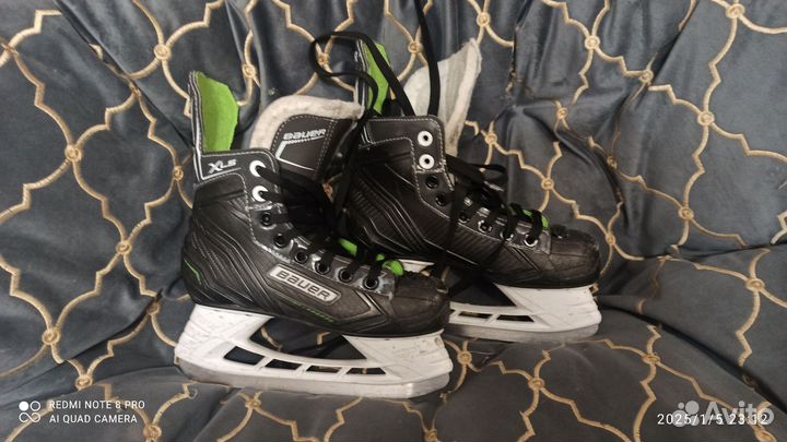 Хоккейные коньки bauer размер 33-34
