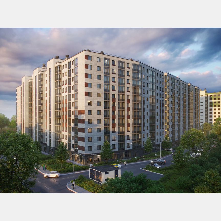 Квартира-студия, 25,5 м², 12/12 эт.