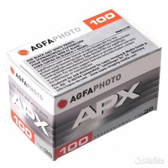 Фотопленка 35 мм agfaphoto APX100 135