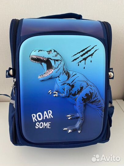 Ранец школьный для мальчика с динозавром рюкзак