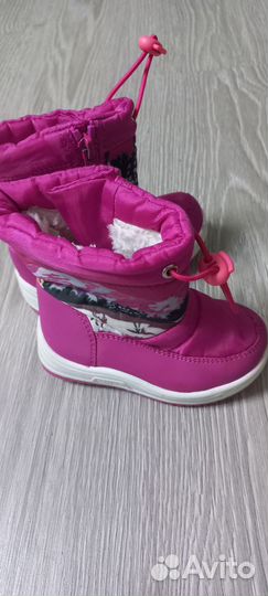 Зимние сапожки для девочки 21 размер