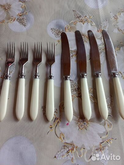 Ножи и вилки СССР (костяные)