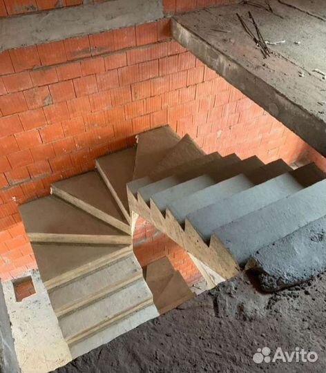 Изготовление бетонных лестниц любой сложности