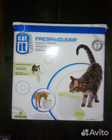 Фонтан для кошек Hagen Fresh & Clear новый