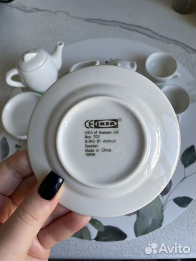 Чайный набор IKEA duktig детский(керамика)