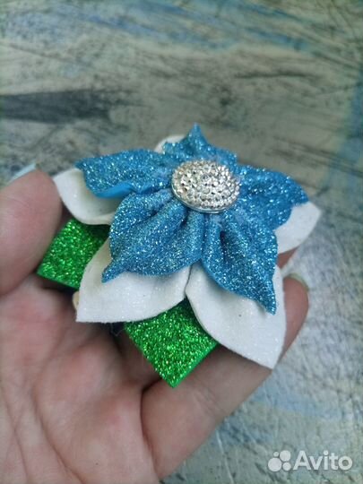 Снежинка,цветок,украшение на ободок или платье