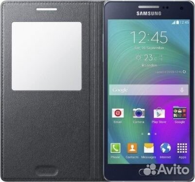 Оригинал Чехол S-View для Samsung A5 (2015) Black