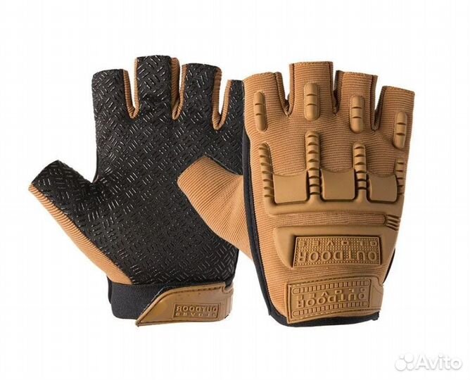 Перчатки тактические беспалые koyot