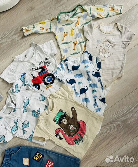 Детские вещи пакетом 74 80 86