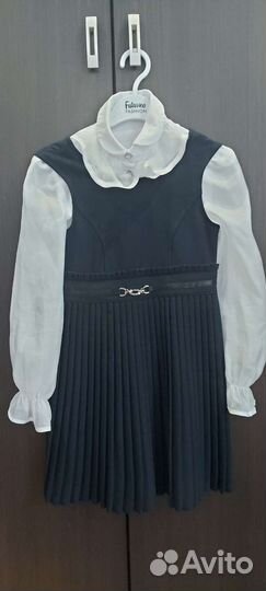Школьная форма для девочки 128 синяя
