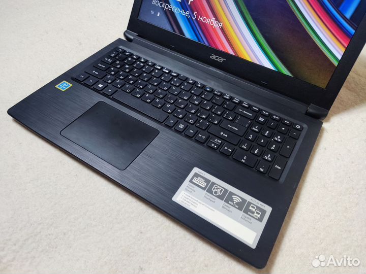 Мощный, свежий 2019 Acer Intel Gold, 8Gb, SSD256